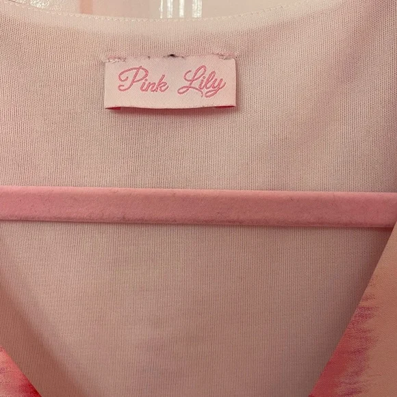 Pink Lily Women's Striped V-Neck Dress - Picture 4 of 5